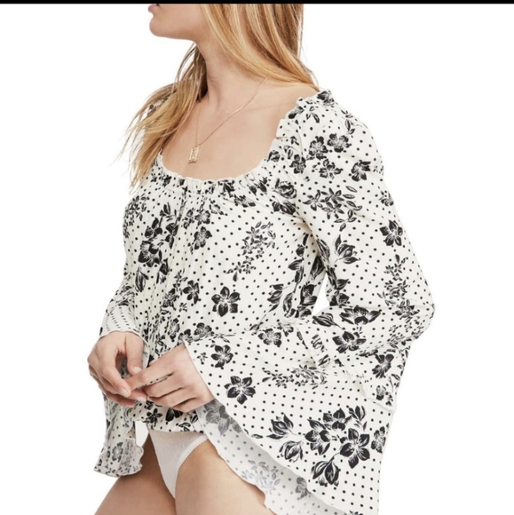 Free People One On One Date Bodysuit floral thon - Picture 2 of 5